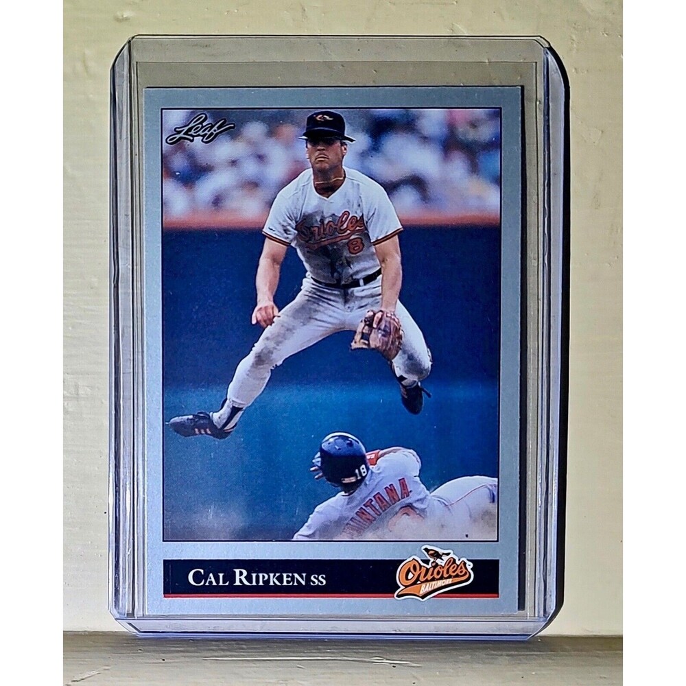1992 Cal Ripken Leaf Baseball Card #52